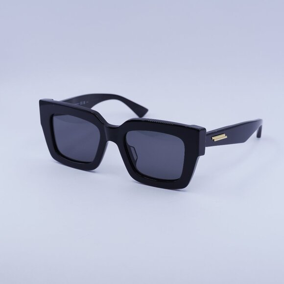 ?️ New Bottega Veneta BV1212S 001 Sunglasses - Black Frame, Grey Lenses main image 6